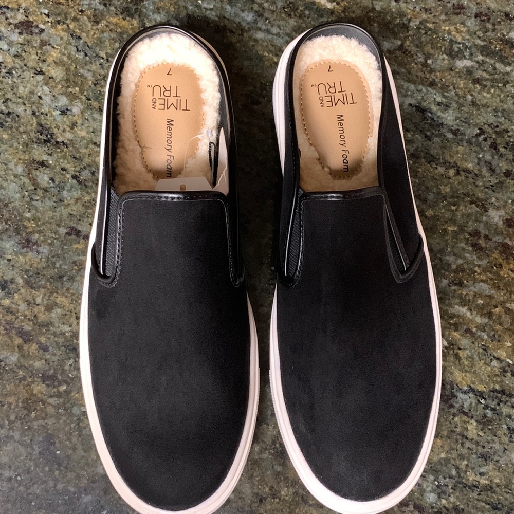 mens Casual Twin Core Mule Slip On Shoes Sz 7